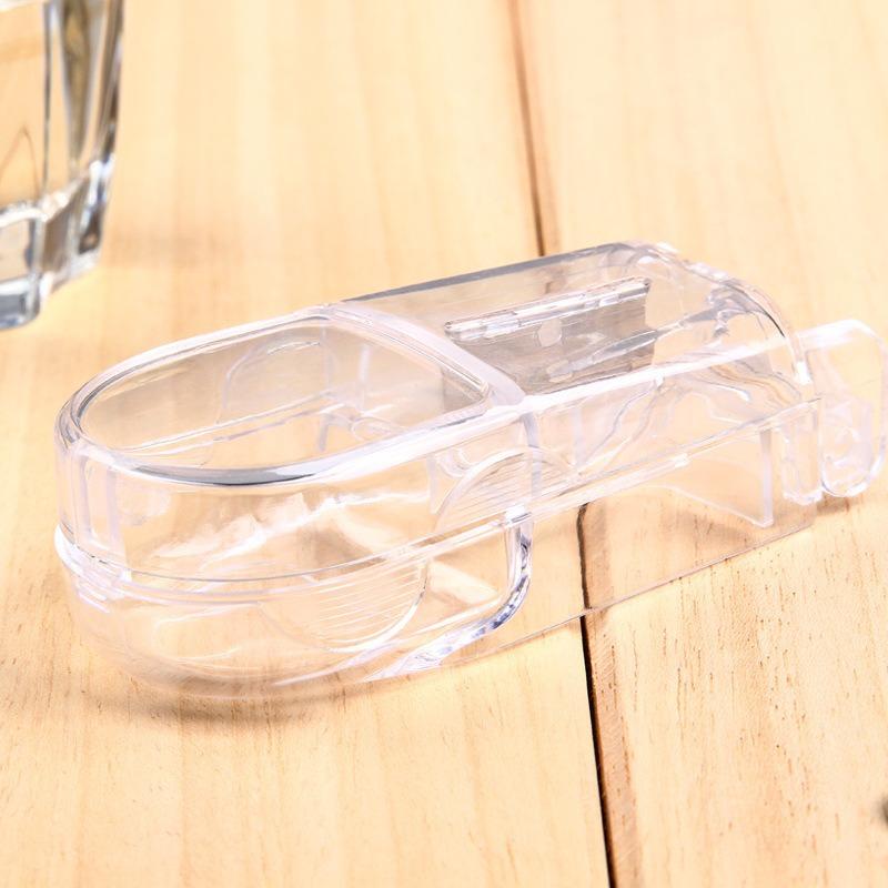 Pill Cutter Box Portable Drug Box Tablet Cutter Splitter Medicine Pill Holder Pill Cutter Box