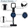 Yousheng Mobile Phone Buckle Retractable Holder with 60cm Cord Anti-loss Phone Tether for Quick Access And Anti-Theft Security Belt Clip Attachment