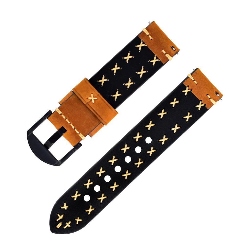 Pin Buckle Retro Genuine Leather Watch Strap Men's Replacement Watch Band Compatible for Huawei Watch Accessories Wristband Bracelet