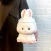 Cute INS Style Ceramic Mug Creative Kawaii Rabbit Coffee Cup Couples Cup Breakfast Milk Tea Mug Valentine's Day Gift