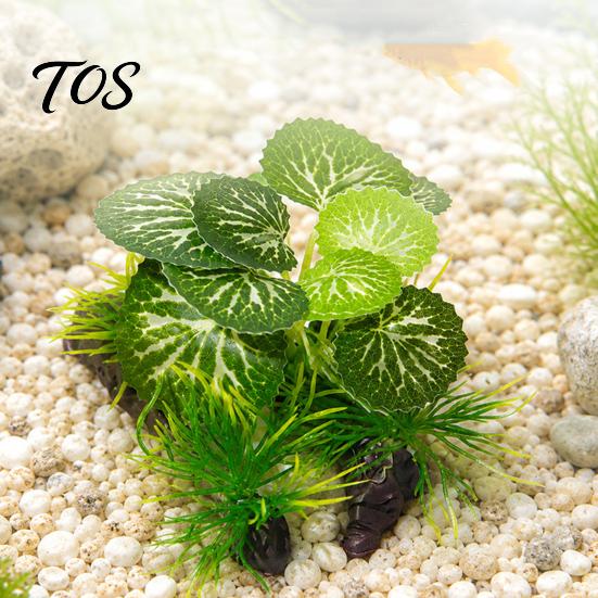 Betta Fish Hiding Spot Aquarium Artificial Plant, Realistic Plastic Plants, Underwater Faux Greenery, Decorative PVC Tank Foliage Fake Aquatic Plants