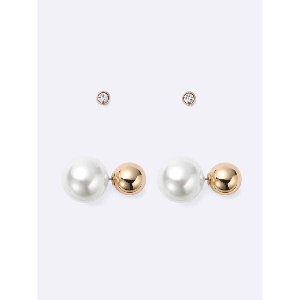 

Gu By Uniqlo Жемчугоподобные Металлические Серьги 2 шт. 86 GOLD/ONE SIZE