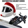 New Motorcycle helmet christmas hat Plush Handmade Cute Helmet Cover Christmas Style Festive Touch Helmet hood Sleeve