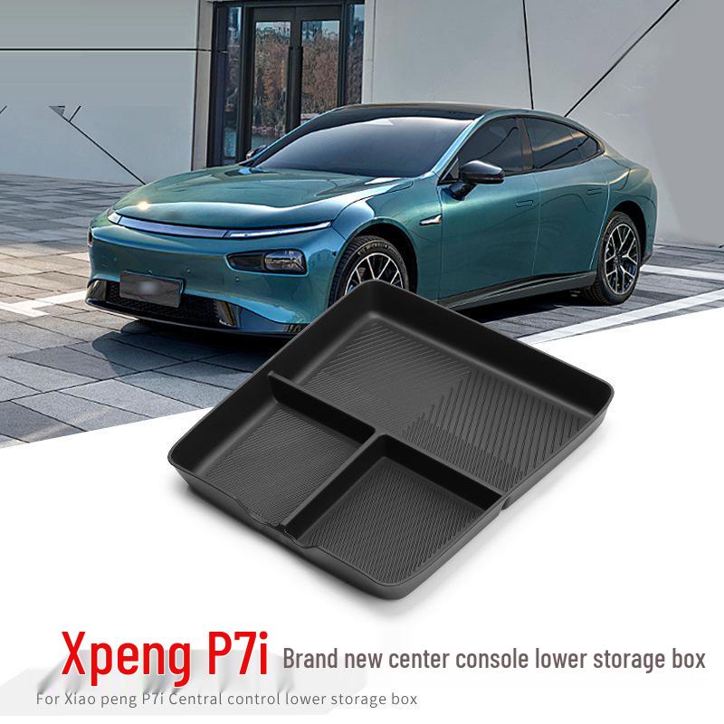 XPeng P7i Lower Center Console Organizer - Car Interior Storage Box & Decoration