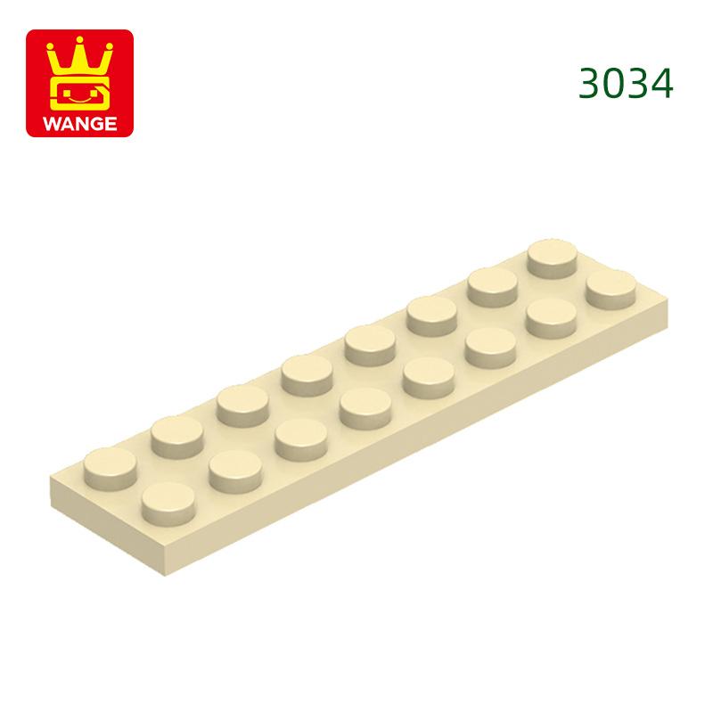Non-Toxic 44Pcs/Lot 3034 2X8 Foundation Board Building Blocks Moc Basic Components Part Compatible With Bricks Children Toy Gift Box