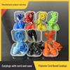 Corded Silicone Earplugs for Noise Reduction, Adult Soundproof TPE with Christmas Tree Design