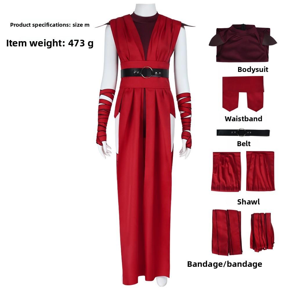 Star Wars Nightsisters Cosplay Kostüm Aus Polyesterstoff Für Halloween Rollenspiel