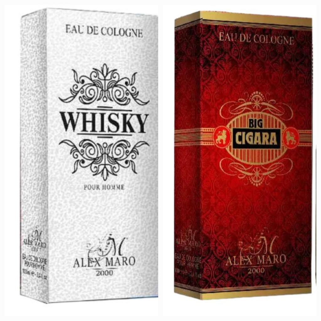 BigCigara Pour Homme Kolínská pro muže EVA cosmetics Vůně světa 100 ml / Kolínská voda je osvěžující hygienický produkt.