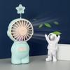Portable Mini Pocket Cooling Fan  Handheld Fan Cartoon Cute Astronau Small Fan Outdoor Usb Charging Small Fan Gifts