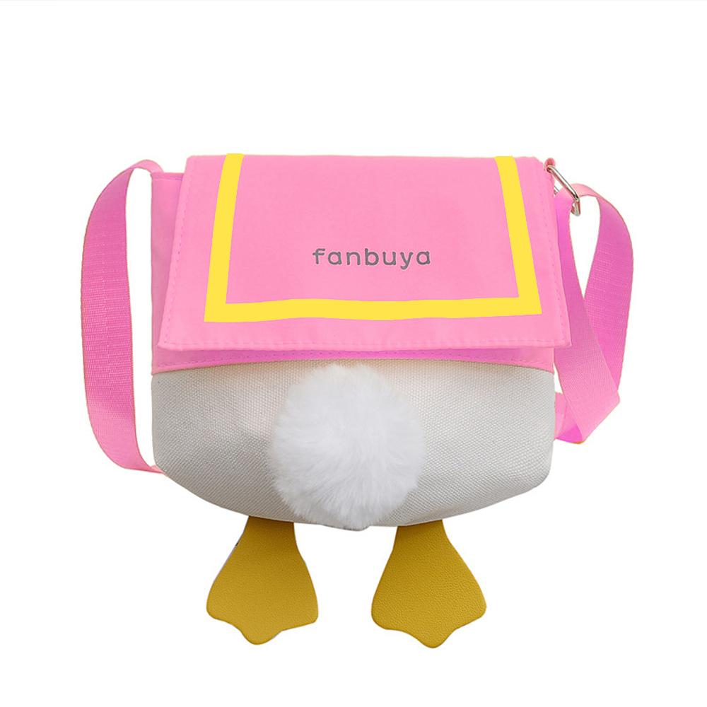 Cute Duck Crossbody Bag Kids Girls Plush Duck Purse Fluffy Kawaii Messenger Bags Shoulder Bags for