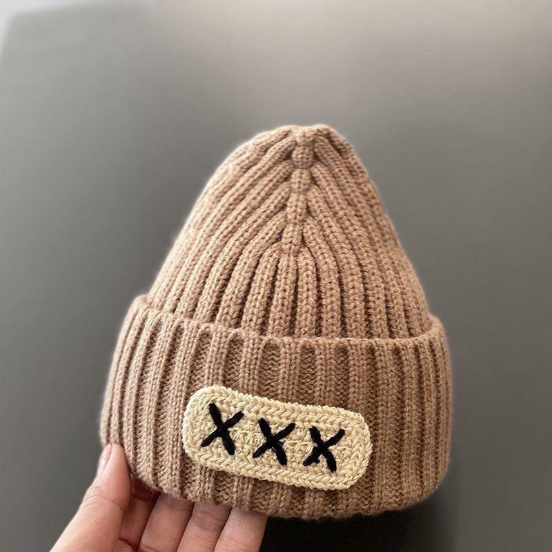 Baby hat autumn and winter children's wool hat cute knitted hat girls pullover hat infant warm hat