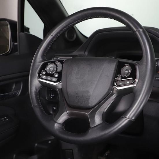 Glossy Piano Black Steering Wheel Button Cover Trim For Honda Pilot -22