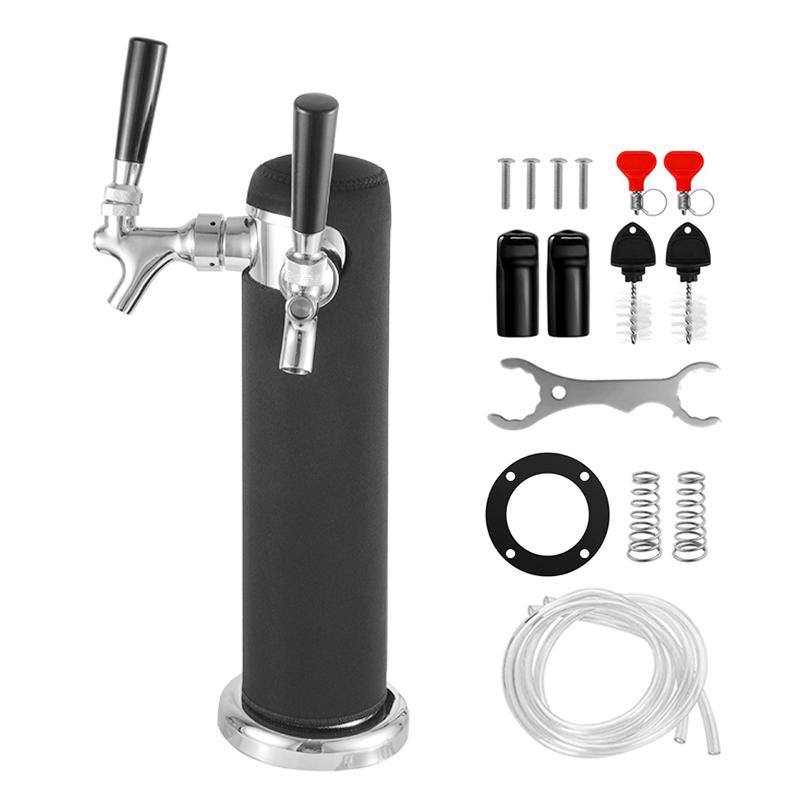 Dual Faucet Draft Beer Tower,3