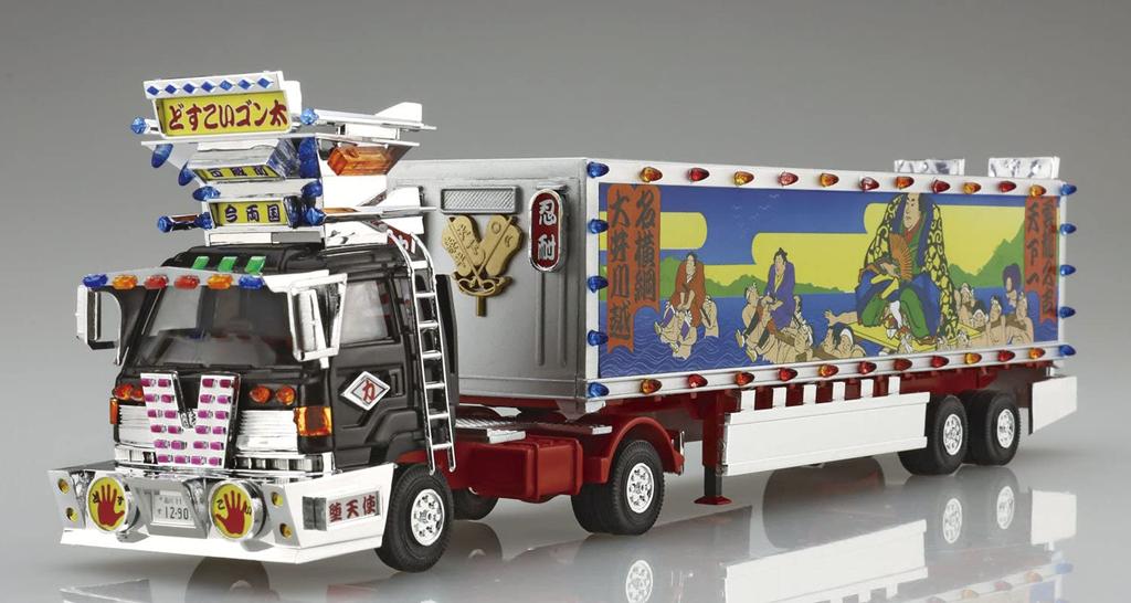 Aoshima Bunka Kyozaisha Mini Deco NEXT Series Dosukoi Gonta Kunststoffmodell 1/64 Nr. 1 (Großer Anhänger)