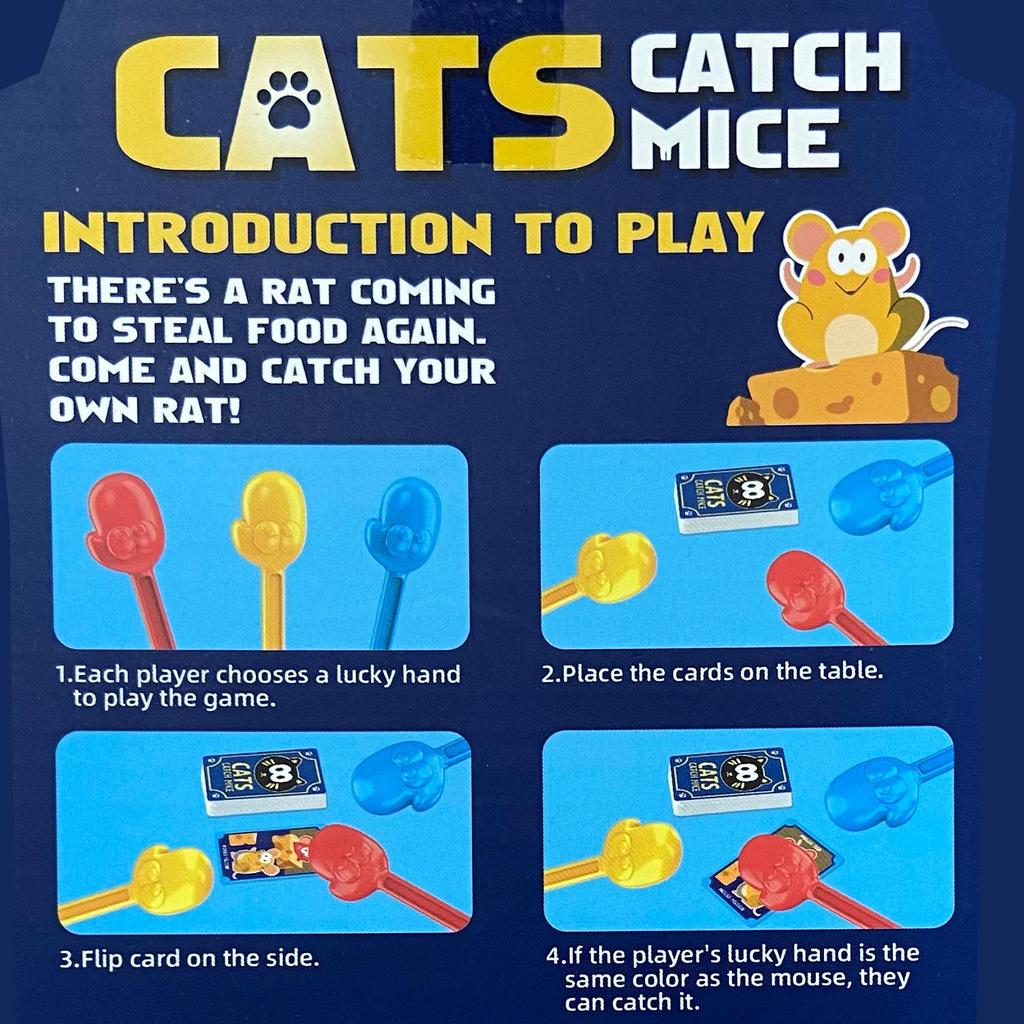 Grenzüberschreitendes Katz-und-Maus-Brettspiel: Frühkindliches Bildungs- und Konzentrationsspielzeug für die Eltern-Kind-Interaktion