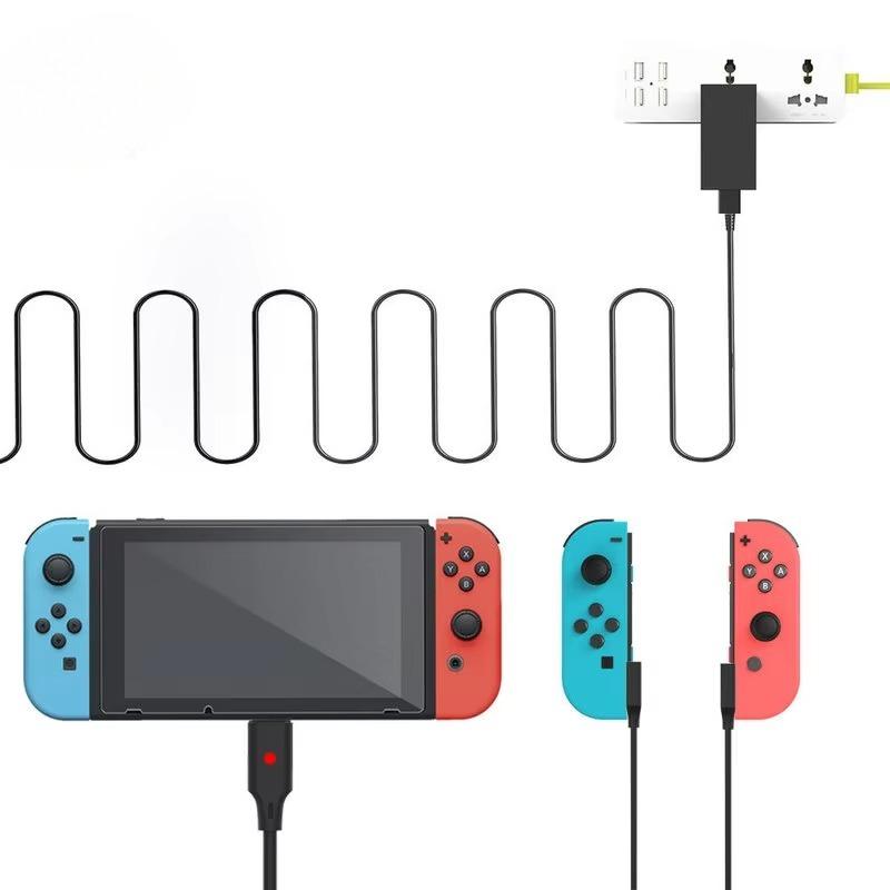 3 In 1 USB Charging Cable, Used for Nintendo Joy-con Console Controller, Gamepad Type-C Data Cable, Used for Switching Game Accessories