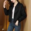 Women's Spring Long Sleeved Casual Baseball Jacket Thin Short Jacket Women's Elegant Summer Sunscreen Jacket