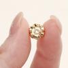 5/10Pcs/Pack 14/18K Gold Color Plated Round Heart Spacer Beads with Zircon for DIY Bracelet Jewelry Making Accessories