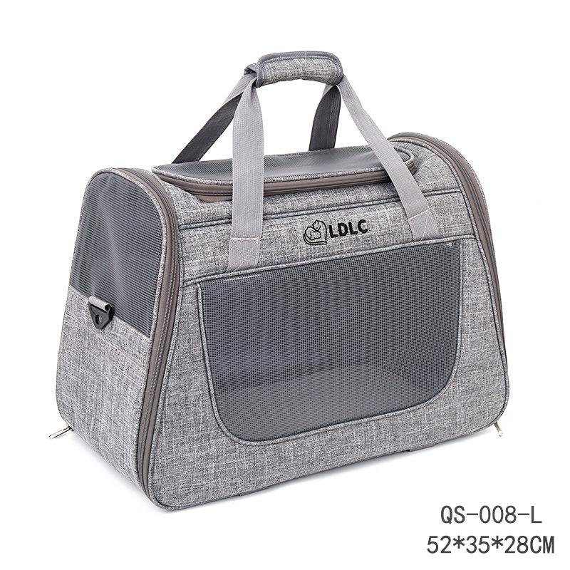 Large Capacity Foldable Rolling Pet Carrier - Portable Cat Suitcase