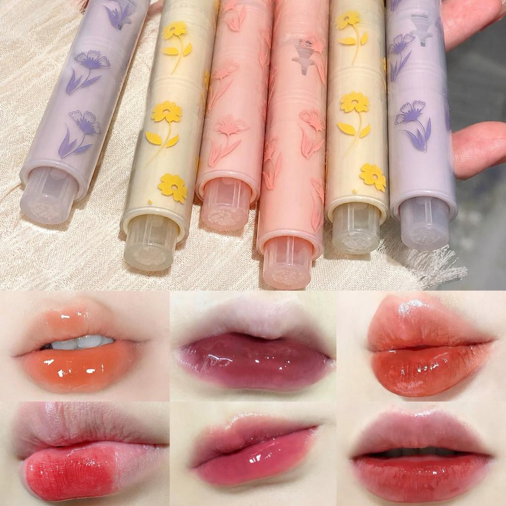 Hydrating Glossy Tinted Lip Balm, Long Lasting Color Payoff Moisturizing Non-Sticky Lip Care, Plumpi