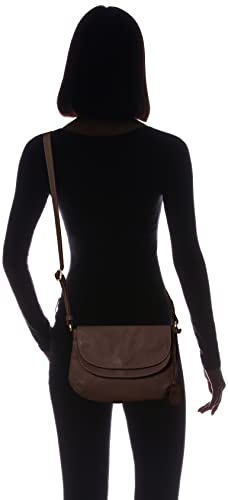 Peaks Peak YS-9147 Women's Brown Leather Shoulder Bag