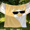 Funny Pet Duck Blanket Suitable For Sofas Beds Offices Cars Outdoor Travel An Ideal Gift For Friends Family