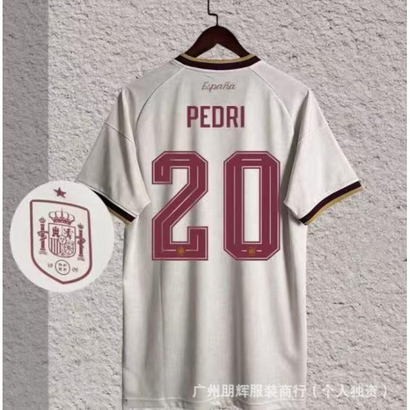 Spain National Team Home Soccer Jersey 2026 Custom Name 19 Yamal Short Sleeve Cycling Men Women