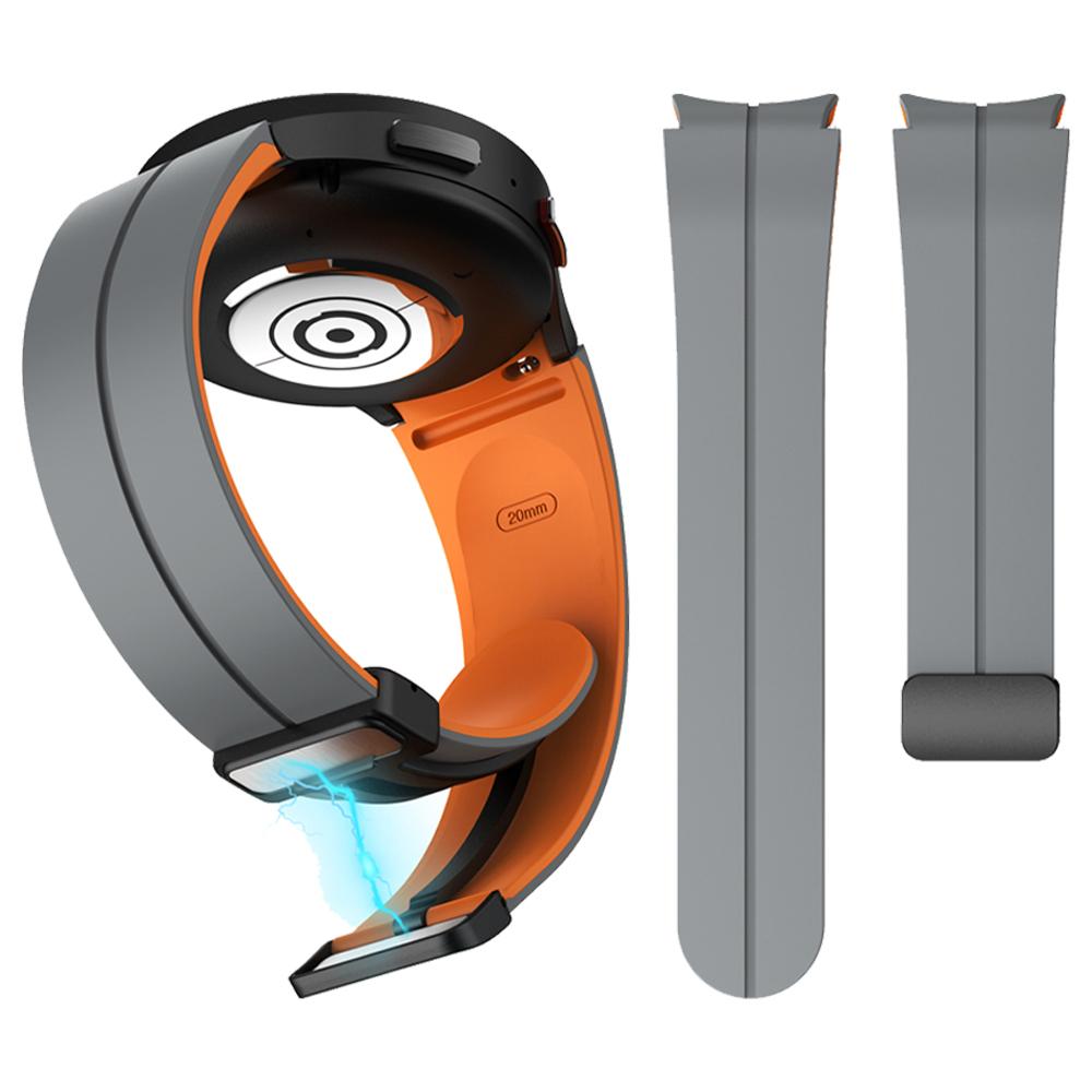 No Gaps Magnetic Silicone Strap For Samsung Galaxy Watch 7 FE 6 4 Active 2 40mm 44mm 4 6 Classic Band Watch 5 Pro 45mm Bracelets