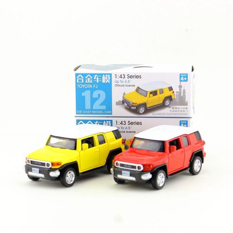Alloy Toyota Cruiser Off Road Model Toy For Kids With Inertia Control And Doors Open