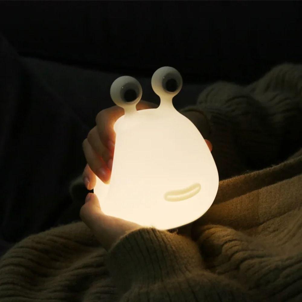 

USB Charging Slug LED Night Light Cartoon Bedside Light Desktop Ornament Sleeping Light Bedroom
