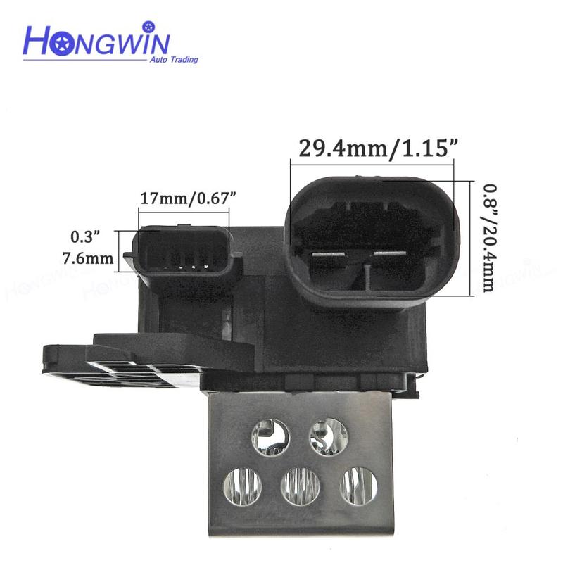 Genuine No.:255503792R Radiator Fan Blower Motor Resistance Fits Dacia Logan Mcv II Duster Sandero Renault Clio IV 255509263R