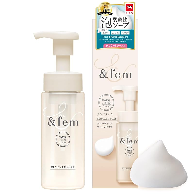 Milk Soap &fem Femcare Foaming Soap for the Delicate Area 150mL VIO Odor & Moisture Relief Mildly Acidic &fem