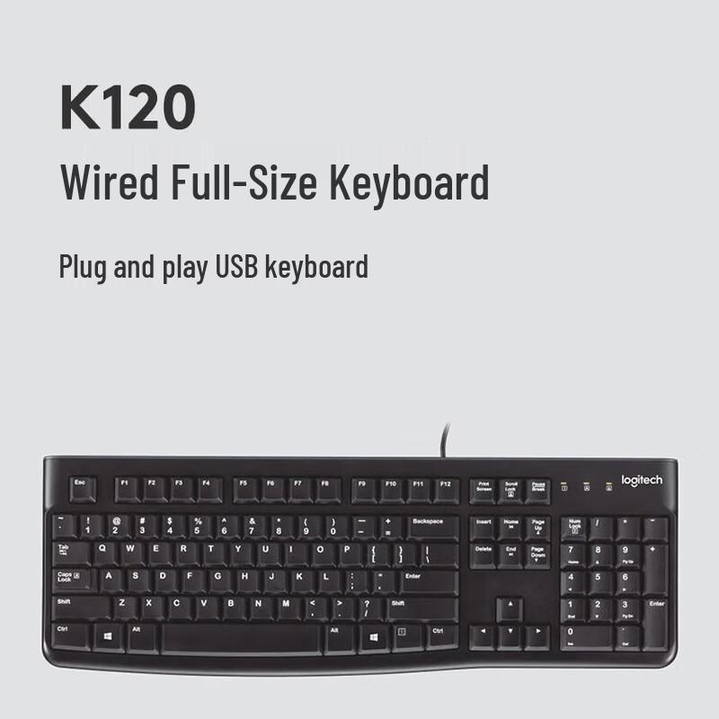 

Logitech K120 Wired Keyboard