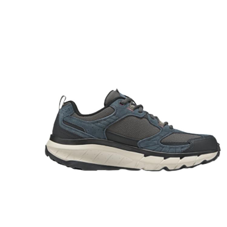 Skechers Outdoor Comfortable Durable Low-Top Outdoor Functional Shoes Men shoes Black Blue 237755-DKNV