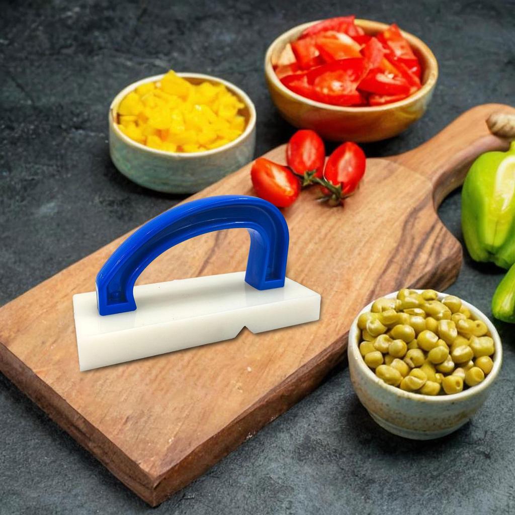 Cutting Board Brush And Scrubber with Handle, Heavy Duty Metal, Commercial Kitchen Renovation Tool.