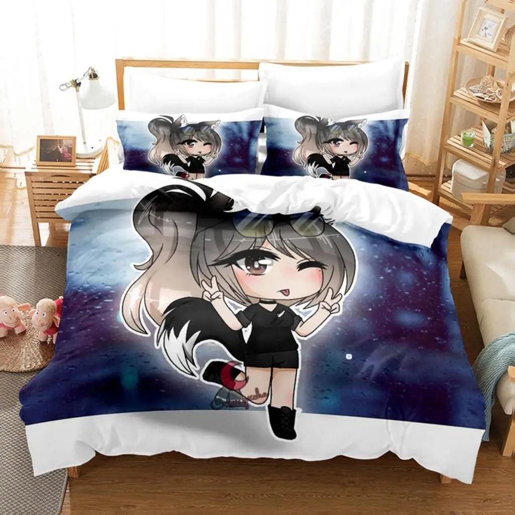 3D The Gacha Girl Bedding Sets Duvet Cover Set With Pillowcase Twin Full Queen King Bedclothes Bed Linen