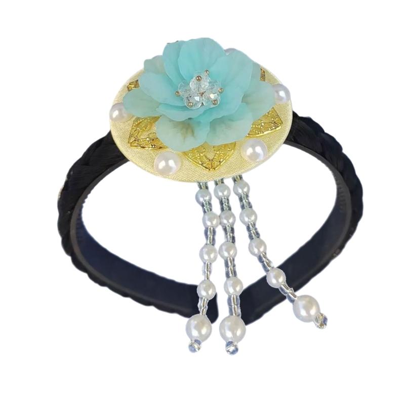 Fashionable Vibranting Korean Styles Shell Flower Hairband Portable Hair Decoration for Festivals and School Event