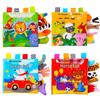 LakaRose Baby Animal Tail Cloth Book: Early Education Crinkle Paper Toy for Toddlers