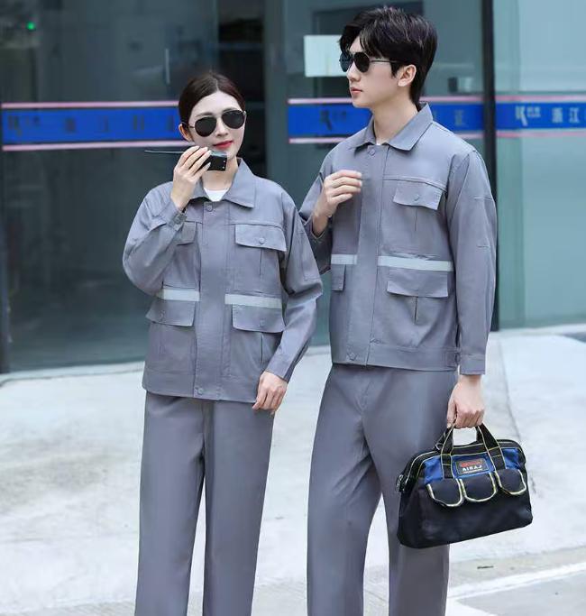 Customized Safety Breathable Long Sleeve FR Cotton Flame Retardant Unisex Welding Work Uniforms for Construction