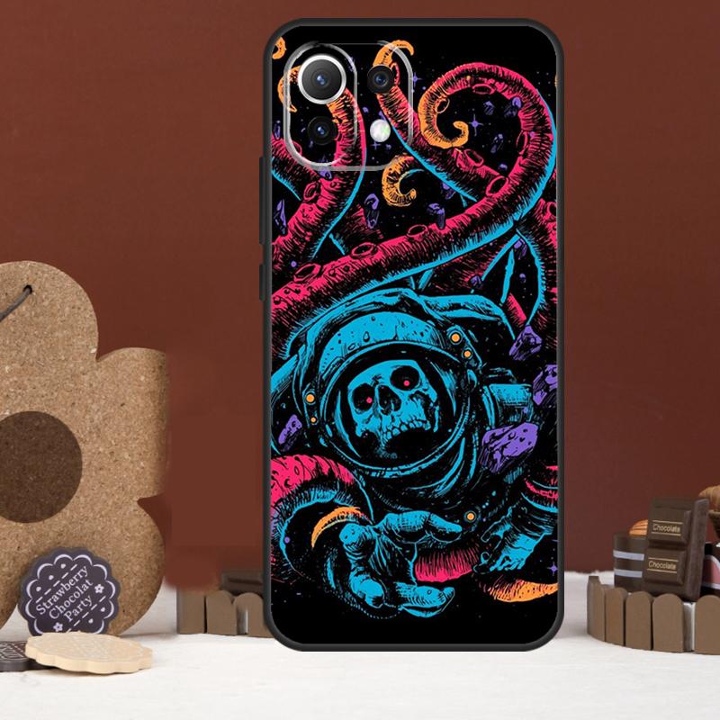 Horror Skull Gothic Case For Xiaomi 14 15 Ultra 15T 14T 13T 17 Pro Max POCO X7 Pro X5 X6 F5 F6 F7 F8 Ultra Cover