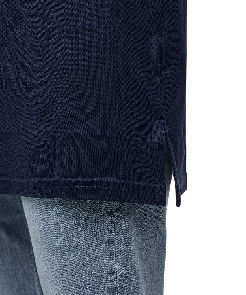 Pollolalpeulolengolpeu Custom Slim Fit Performance Polo Shirt - Navy