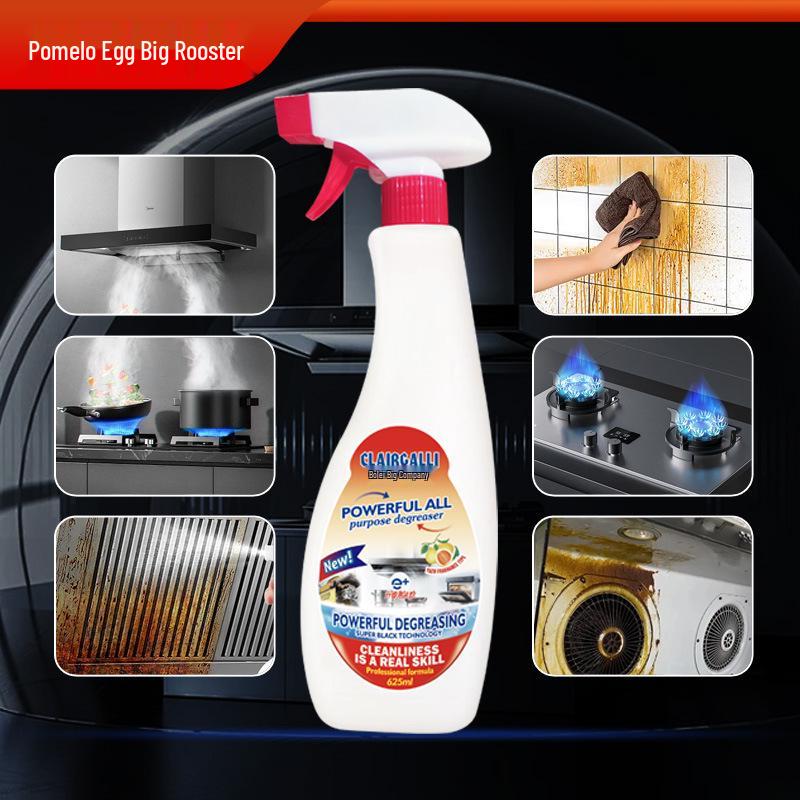 Genuine Yuzu Egg Oil Stain Remover - Powerful Kitchen Degreaser for Range Hoods & Stoves