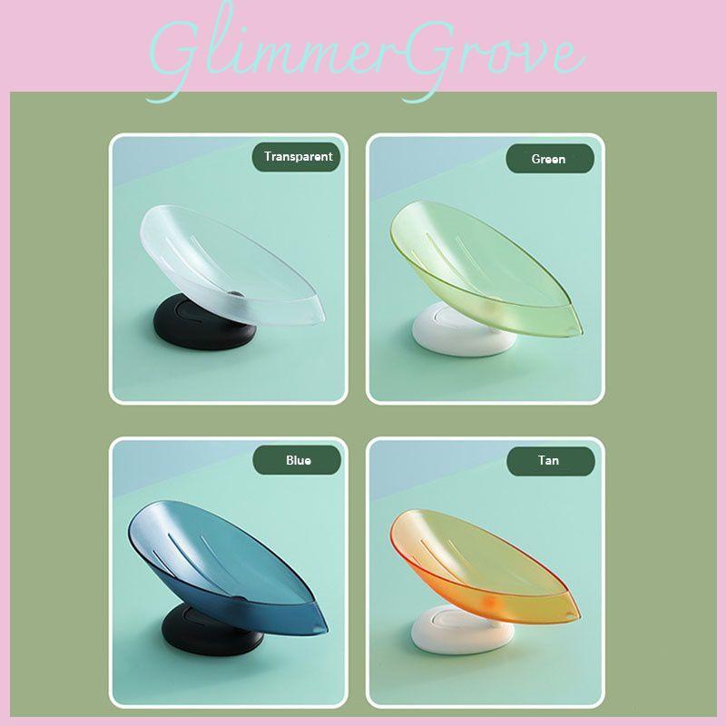Elegant Lotus Leaf Soap Holder With Stable Suction Cup For Bathroom And Kitchen Use