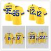 Men Women Cotton Football Jersey Rams Team Donald 99 Macua 12 9 23 Embroidered Sport Shirt Winter