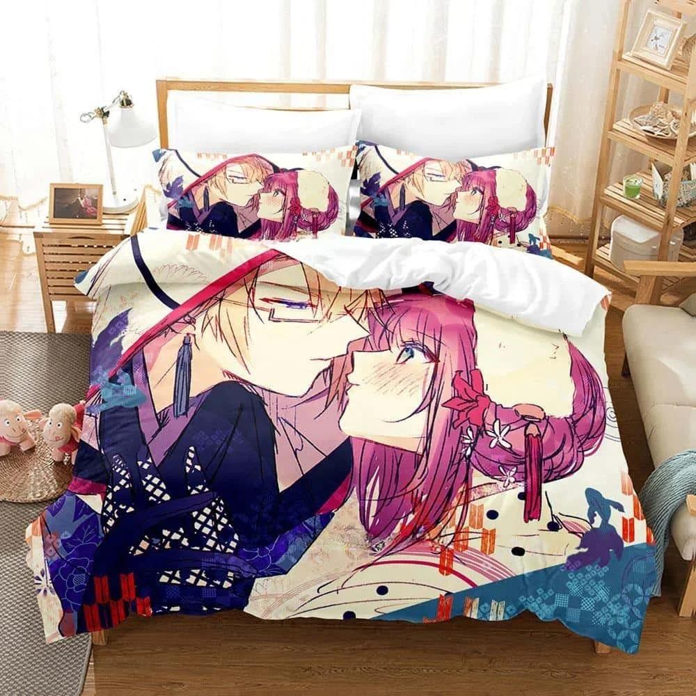 

Warm Trendy 3D Print Anime Code Realize Guardian of Rebirth Cartoon three piece Adult Kid Bedroom Sets Quilt Comforter (quilt)-EU Single(135*200cm)3pcs