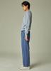 Agent Peek Agp Organic Crop Cardigan Sky Blue