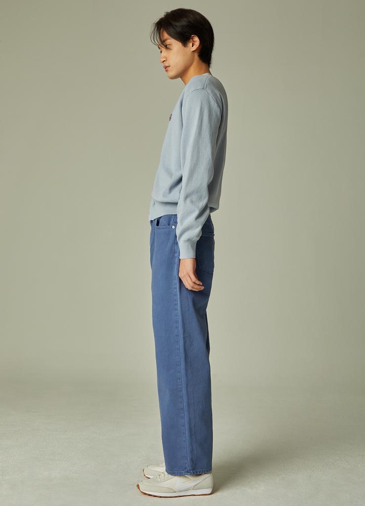 Agent Peek Agp Organic Crop Cardigan Sky Blue
