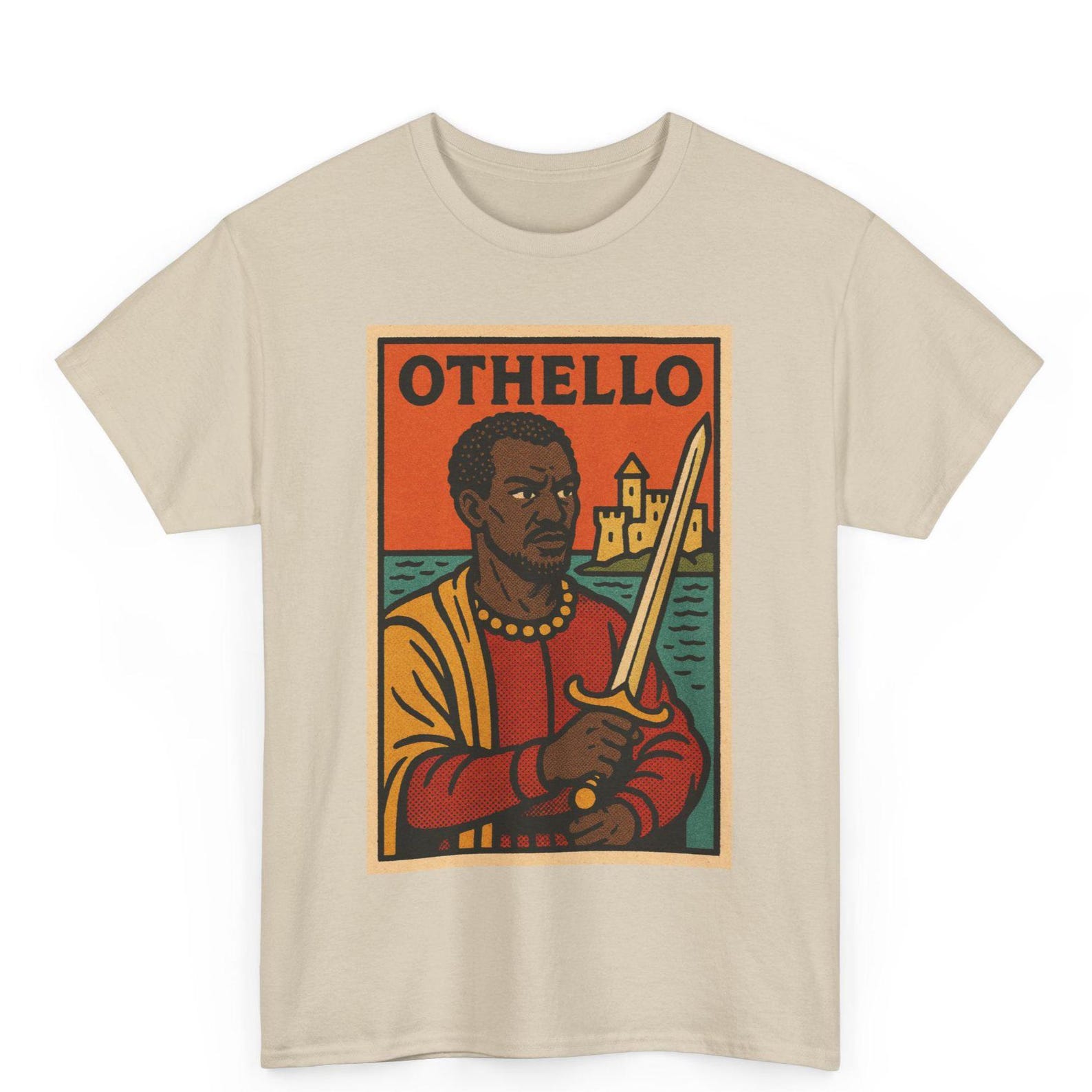 Othello T-Shirt: Retro Comic Shakespeare Drama Tee, Literary Gift 4XL