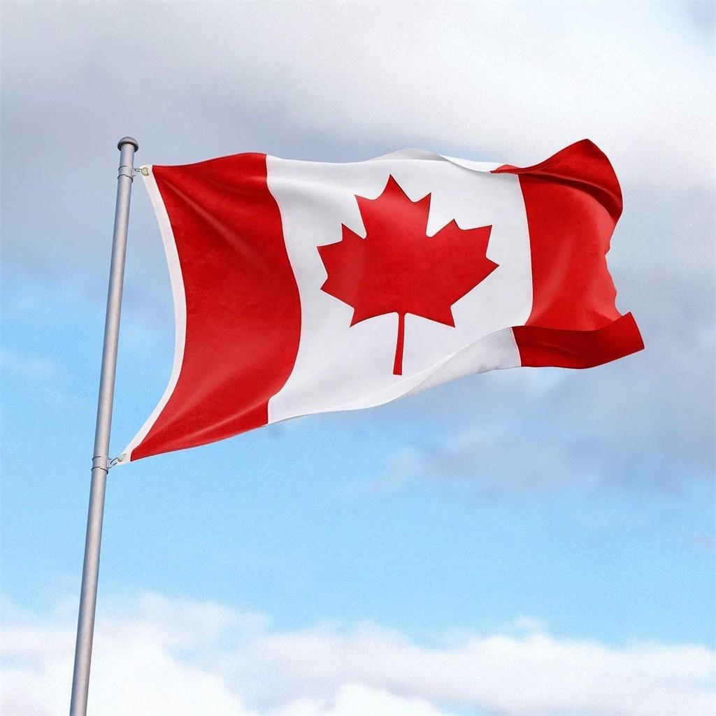

CANADA FLAG 36x60in -National Banner Polyester With Grommets Canadian Maple Leaf