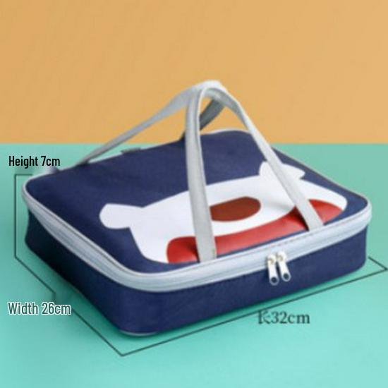 Aluminum Foil Insulated Lunch Bag - Waterproof, Portable Meal Tote for Work or School